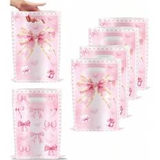 Pink Gift Bags Shein Pink Ribbon Bow Decor Party Favor Bags