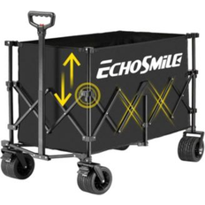 Utility Wagons EchoSmile Collapsible Foldable Extended Height Wagon