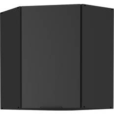 Küchen-Hängeschränke Kuechen-preisbombe Küchen Eckhängeschrank 60x60 cm Siena Schwarz