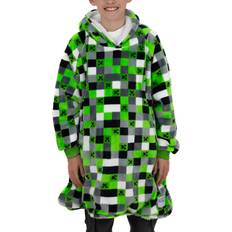 Hugzee Oversized Fleece Hooded Blanket Multi