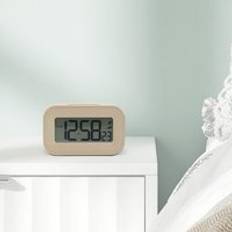 Acctim Alarm Clocks Acctim Kyle Compact Digital Alarm Clock Soft Beige