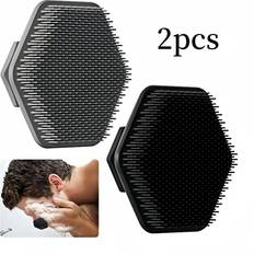 Skincare Temu 2pcs Silicone Facial Exfoliating Brush