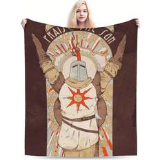 Temu Flannel Throw Blanket Warm Decor Filt