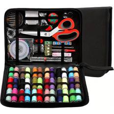 Yarn & Needlework Supplies Temu Portable Travel Sewing Kit 157pcs