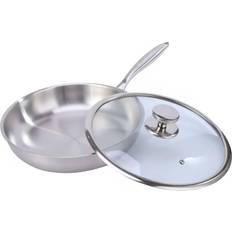 Cookware Temu Stainless Steel Bonded Frying Pan Pan