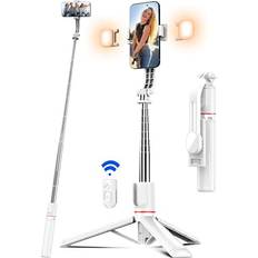 Selfie Stick Stativ Mit 2 Fülllicht