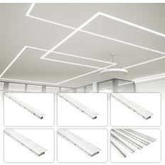HEXIM LED Aluminiumprofil 12 mm 20 meter Ljuslist