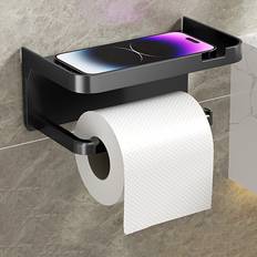 Temu No-drill Adhesive Wall-mounted Toilet Paper Holder