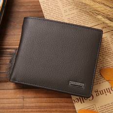 Temu Leather Wallet For Men Real Cowhide - Compact