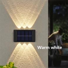 Belysning Temu 2-Pack Solar Wall Lights Outdoor Patio Lighting Väggarmatur
