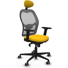 Yellow Office Chairs Ergonomic Yellow with Headrest Office Chair
