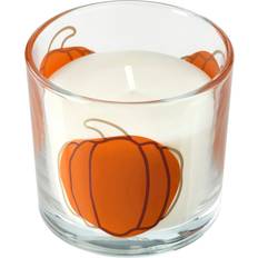 IKEA Hostagille Spicy Pumpkin Clear Glass/Orange Scented Candle