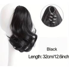 Hair Products Temu Elegant Pear Claw Clip Ponytail Extension 100g