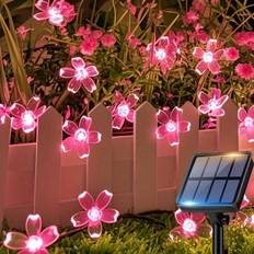 Belysning Temu Funingeek Cherry Solar String Lights 100 Led Ipx4 Ljusslinga