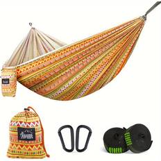 Temu Bohemian Portable Lightweight Camping Hammock