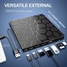 Temu Portable External USB 3.0 Burner CD DVD Drive