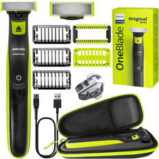 Philips OneBlade Shaver QP2724/10 + Case + 2 Body Attachments