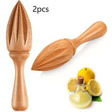 Juicepressar Shein Manuelle Natürlicher Holz Küchen Zitronenpresse Saftmaschinen