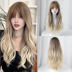 Hair Products Temu 7jhh Elegant Loose Curly Ombre Wig 26.37 Inches