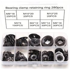 Black Washers Temu 280pcs Internal Tooth Star Lock Washers