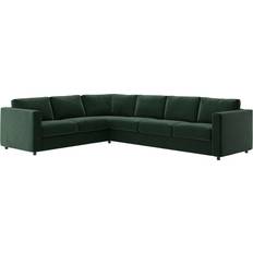 Gröna - U-soffor IKEA Vimle Hörnsoffa 5-Sits Djuparp Mörkgrön Soffa