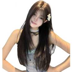 Hair Products Shein Synthetic Heat-Resistant Straight Hair Wig 28 Inches