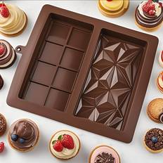 Diamond Grid Dubai Mold Snacks