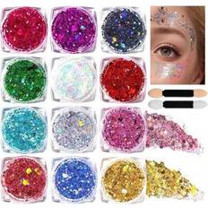 Body Makeup Shein Body Glitter Face And Gel Hair Glitter - 12 Colors