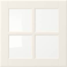 IKEA Vita Vitrinskåp IKEA Bodbyn Off-White Vitrindörr 40x40 cm Vitrinskåp