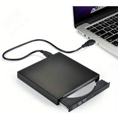 Temu External USB 2.0 Slim Portable CD DVD Drive