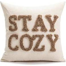 Textiles Shein Stay Cozy Embroidered Throw Pillow Cushion Cover