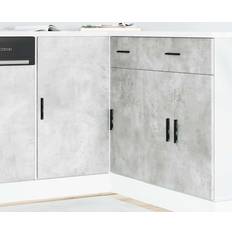Kitchen Units vidaXL Kitchen Base Cabinet Lyon Concrete Grey