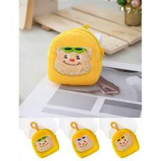 Coin Purses Shein Yellow Cute Coin Purse With Bear Head