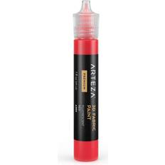 3D Fabric Paint Fluorescent Red A202