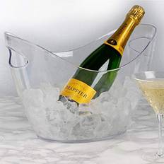 Transparent Bottle Coolers UrbnLiving Large Champagne Wine Beer Drinks Bucket Bowl Bottle Cooler