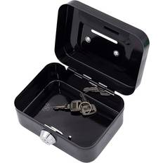 Security Temu Metal Cash Storage Box With Key Lock
