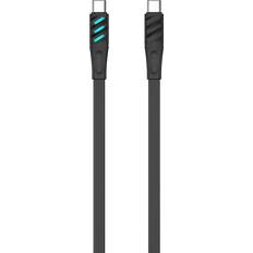 Havit CB6255 1m USB-C Till USB-C Kabel Svart 1m