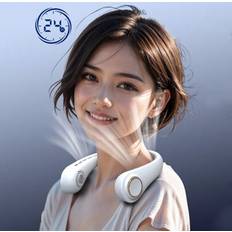 Shein Portable Bladeless Neck Hanging Fan