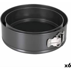Quttin Black Pan Set 20 x 6.8 cm 24 x 7 cm 2 Pieces Springform