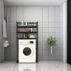 Shein 1pc Bathroom Storage Rack, Toilet Washing Machine Organizer Shelf, Waterproof Rust-Proof No Drilling For Home Use Back To School