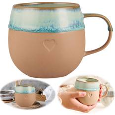 Ib Laursen Koppar Ib Laursen Design Tontasse Kaffeebecher 380ml Aqua Herz Becher