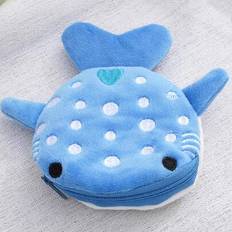 Coin Purses Shein Mini Kawaii Cartoon Blue Shark Design Purse