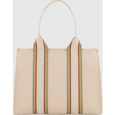 Armani Exchange Totes & Shopping Bags Armani Exchange Shopping Bag Casual Polyester - Beige