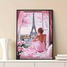 Paris Eiffel Tower Diamond Art Painting Kit