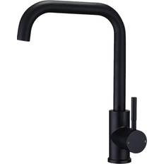 Hapilife Kitchen Sink Mixer Tap 360 Swivel Spout Black