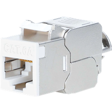 Nätverksuttag Data- & Nätverksuttag Intellinet 791304 Platt Rostfritt Stål Vit RJ45