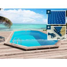 Piscine e Accessori Habitat et Jardin Piscina In Legno San Paolo 6.57 x 4.07 x 1.20 m