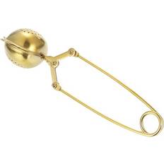 Gold Tea Strainers Uxcell Teapot Snap Ball Infuser With Handle Tea Strainer