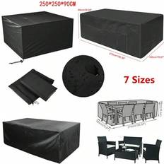 Waterproof Garden Patio Cover Rattan Table Cube