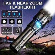 Shein 12000000Lumen Super Bright LED Torch Flashlight